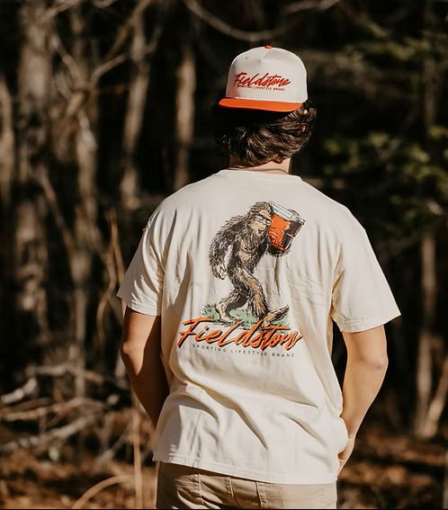 Fieldstone Bigfoot Tailgate Tee in garment-dyed ringspun cotton
