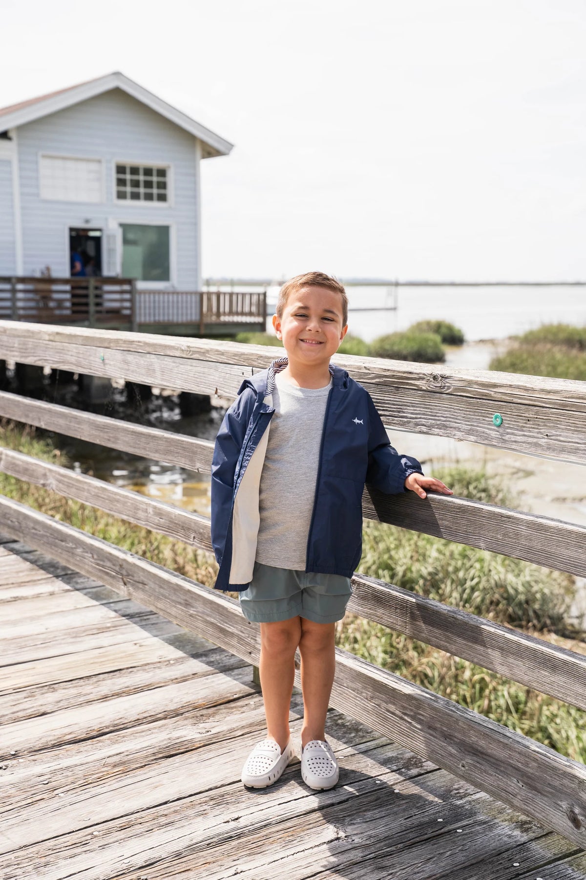 Navy Rain Jacket