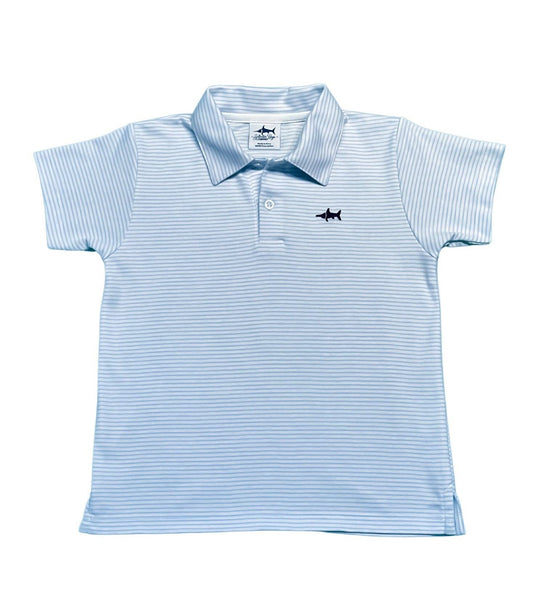 Blue Stripe Signature Polo
