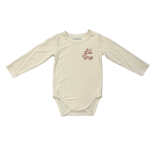 Lil Bro Cream Bodysuit