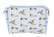 The Go Bag-Mallards by Apple of my Isle, PVC-free wipeable organizer bag in small and large sizes