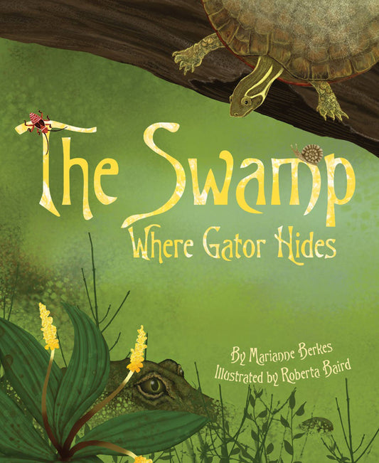 The Swamp Where Gator Hides hardcover picture book by Sourcebooks