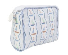 The Go Bag in Sailboats print by Apple of my Isle, available in Small and Large sizes