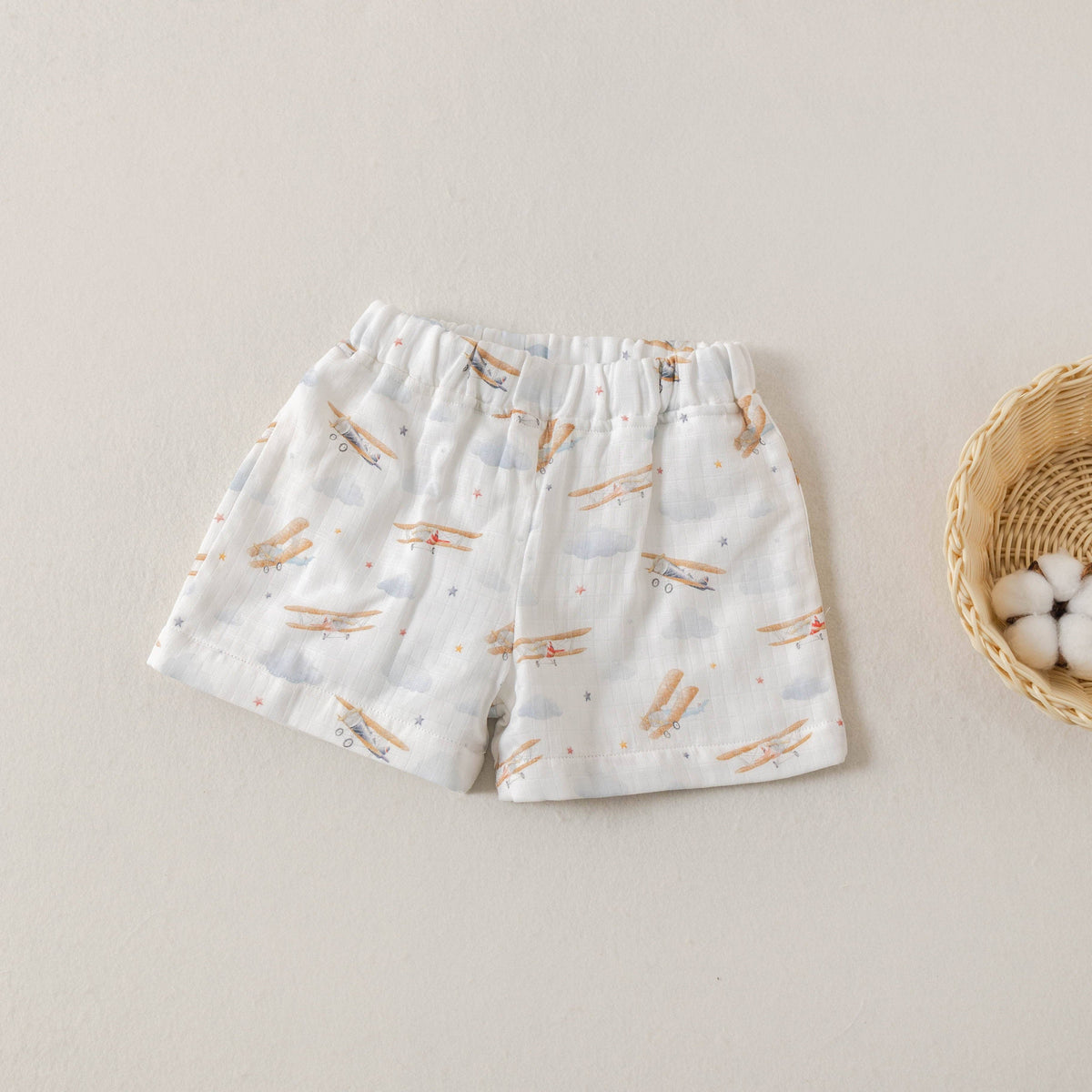 Just Plane Awesome Organic Muslin Shorts