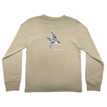 Load image into Gallery viewer, Saltwater Boys Company - Boys Mallard Graphic Tee LS-Taupe

