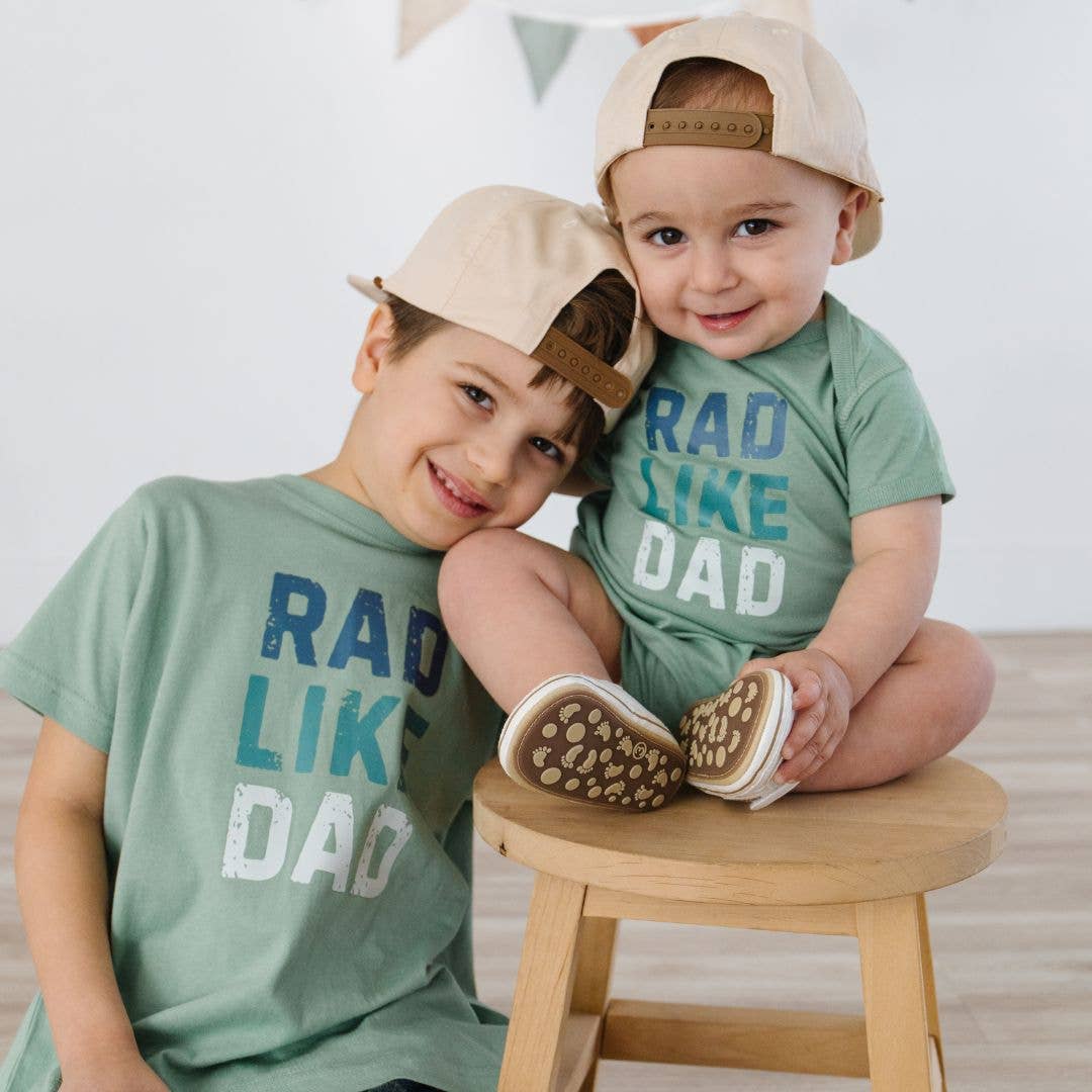 Rad Like Dad Short Sleeve T-Shirts-Sage