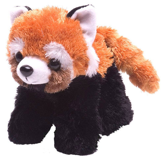 Hug'Ems-Mini red panda plush toy, 7 inches, by Wild Republic