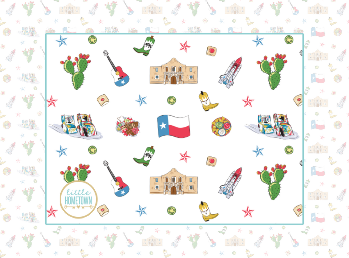 Texas Baby Swaddle Blanket (Unisex)