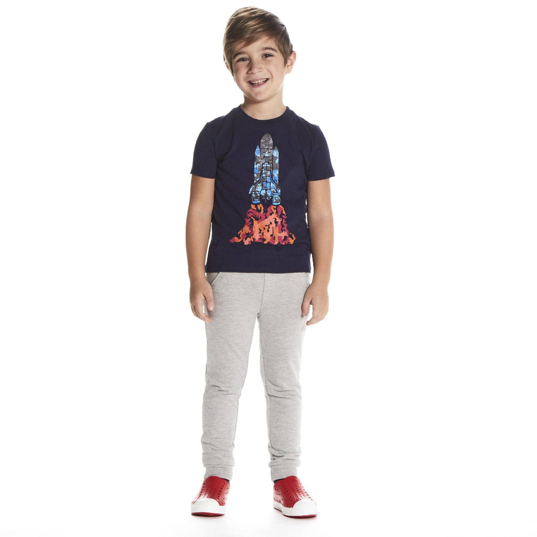 Camo Rocket Graphic T-Shirt