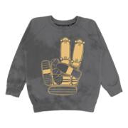 Skate More Sweatshirt-Black Tie Die
