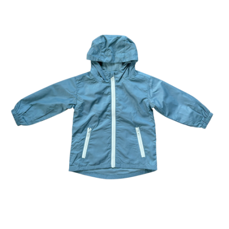 Baby Sprouts Rain Coat–Storm in neutral tone, crafted for refined style and weather protection