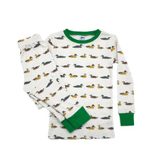 Load image into Gallery viewer, Saltwater Boys Company - Boys Jekyll pima 2 piece pajamas- Mallards
