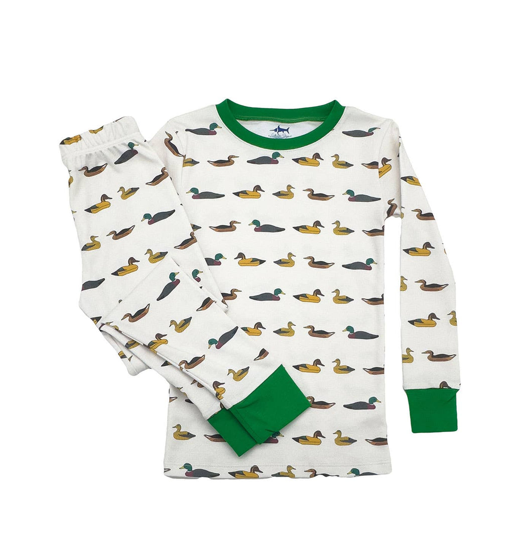 Saltwater Boys Company - Boys Jekyll pima 2 piece pajamas- Mallards