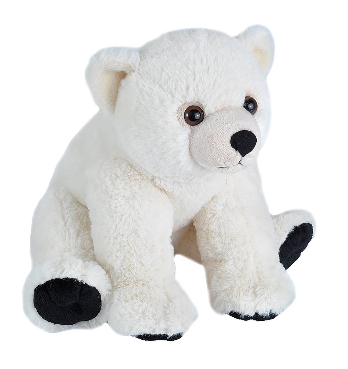 CK Polar Bear 12-inch stuffed animal by Wild Republic, cream plush with refined construction