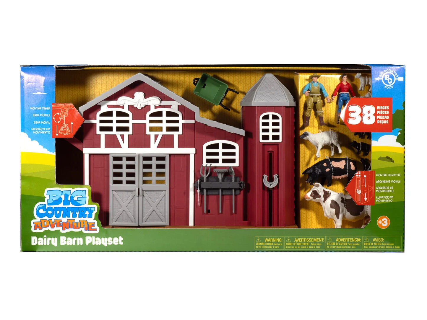 Big Country Adventures Dairy Barn Playset