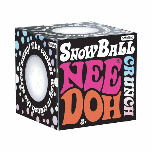 Snow Ball Crunch stress ball by Nee Doh, 2.5 inches, textured sensory fidget toy