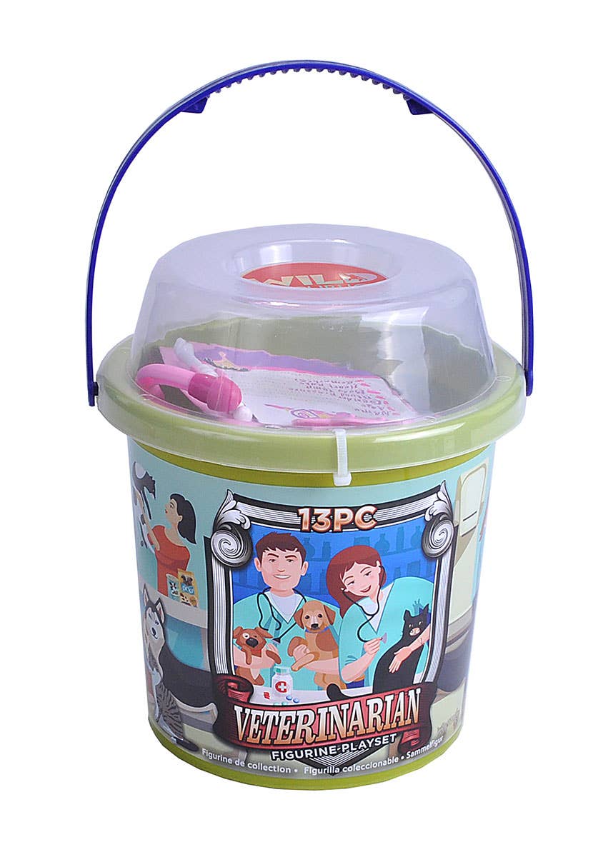 Bucket Veterinarian toy figure by Wild Republic, 8 inches