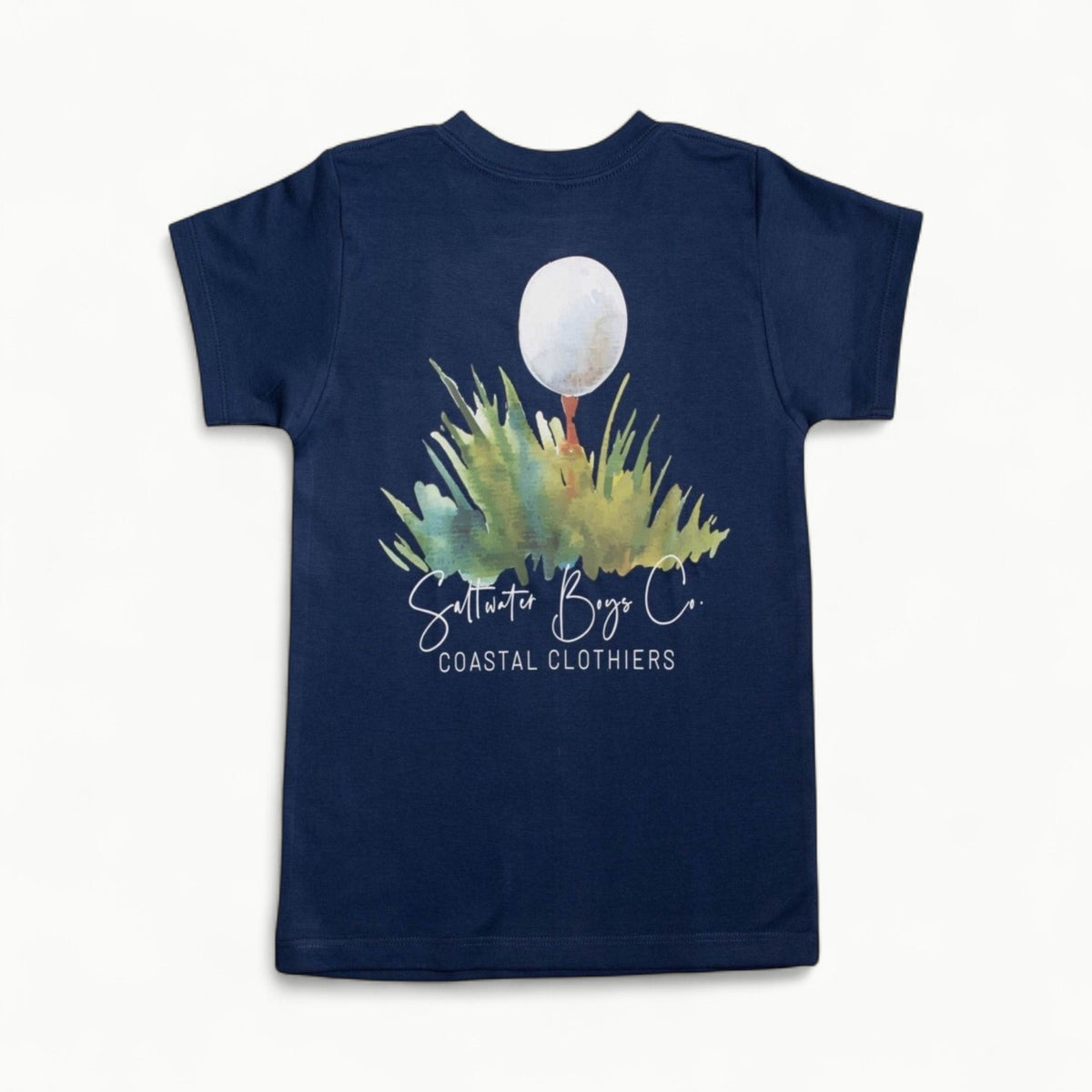 Sea Island Golf short sleeved tee in 100% cotton by Saltwater Boys