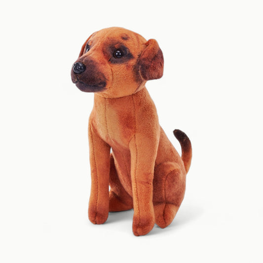 Rescue Mutt realistic plush dog by Wild Republic with sublimation-printed breed details
