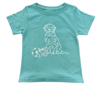 SS Seafoam Green Sports Pup T-Shirt by Mustard & Ketchup Kids