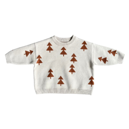 Winter Trees Knit Sweater
