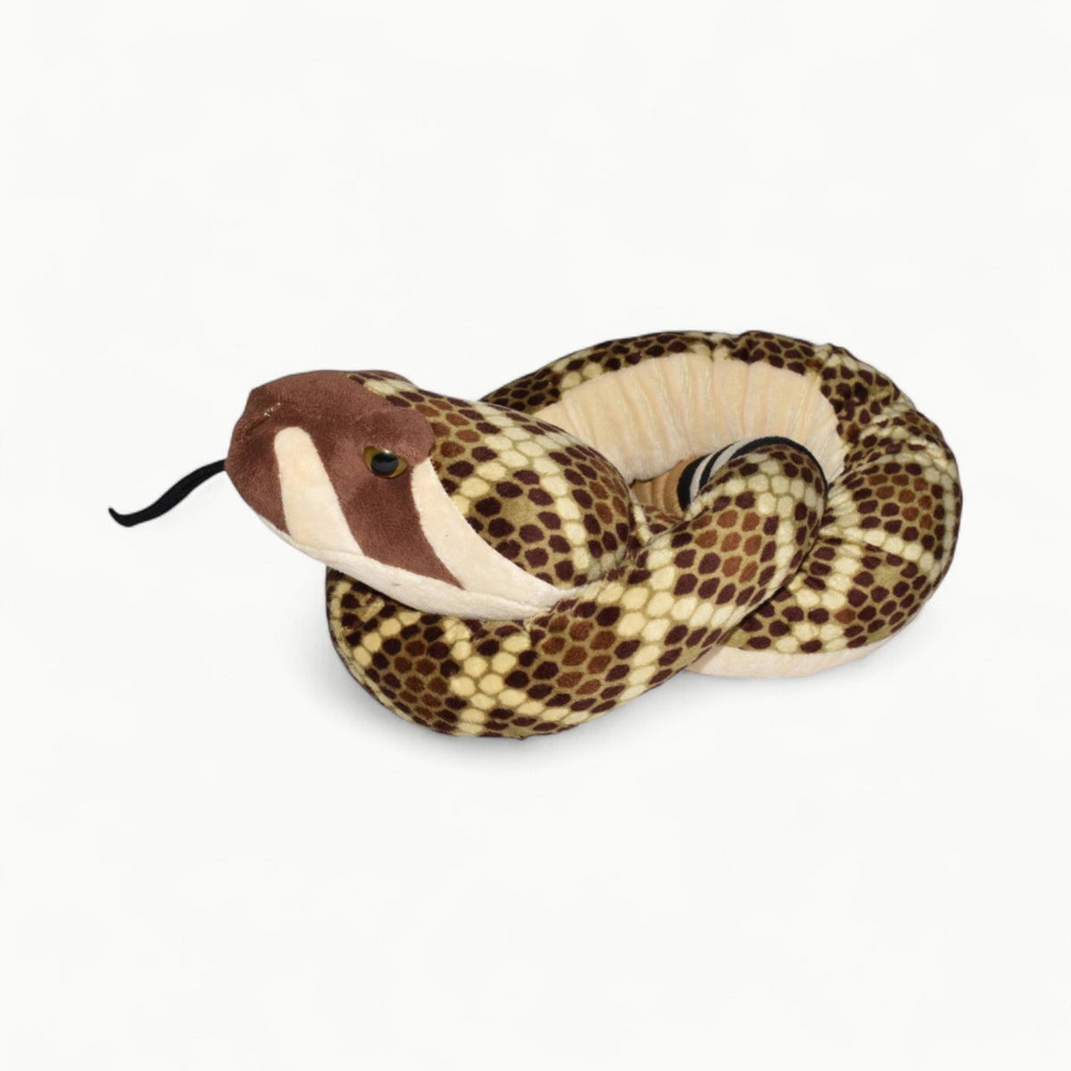 Wild Republic 54-inch Western Diamondback stuffed animal with detailed diamond patterning