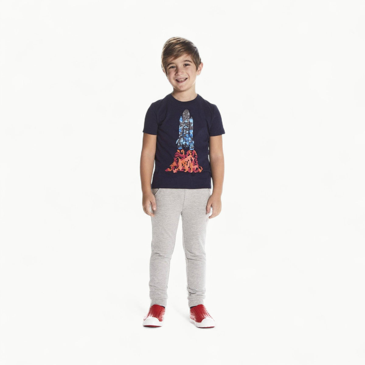 Camo Rocket Graphic T-Shirt