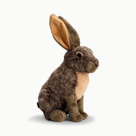 CK Hare 12-inch stuffed animal by Wild Republic with soft plush construction