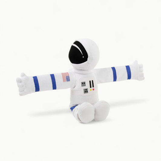 Huggers Astronaut 8-inch stuffed plush toy with clip attachment by Wild Republic