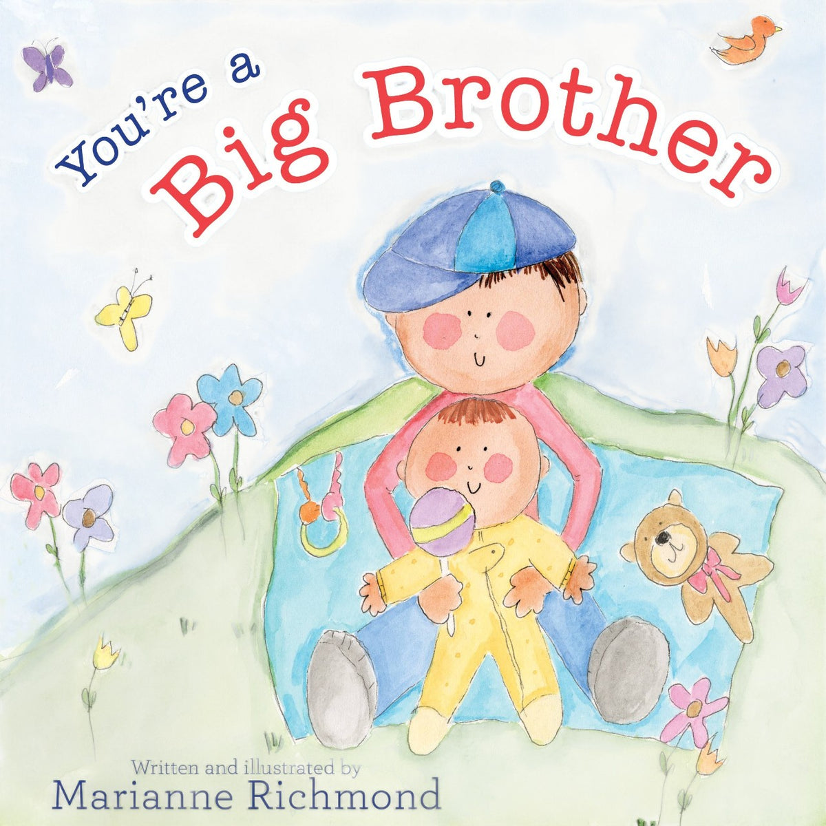 You're a Big Brother children's book by Sourcebooks, featuring warm illustrations celebrating sibling transitions.