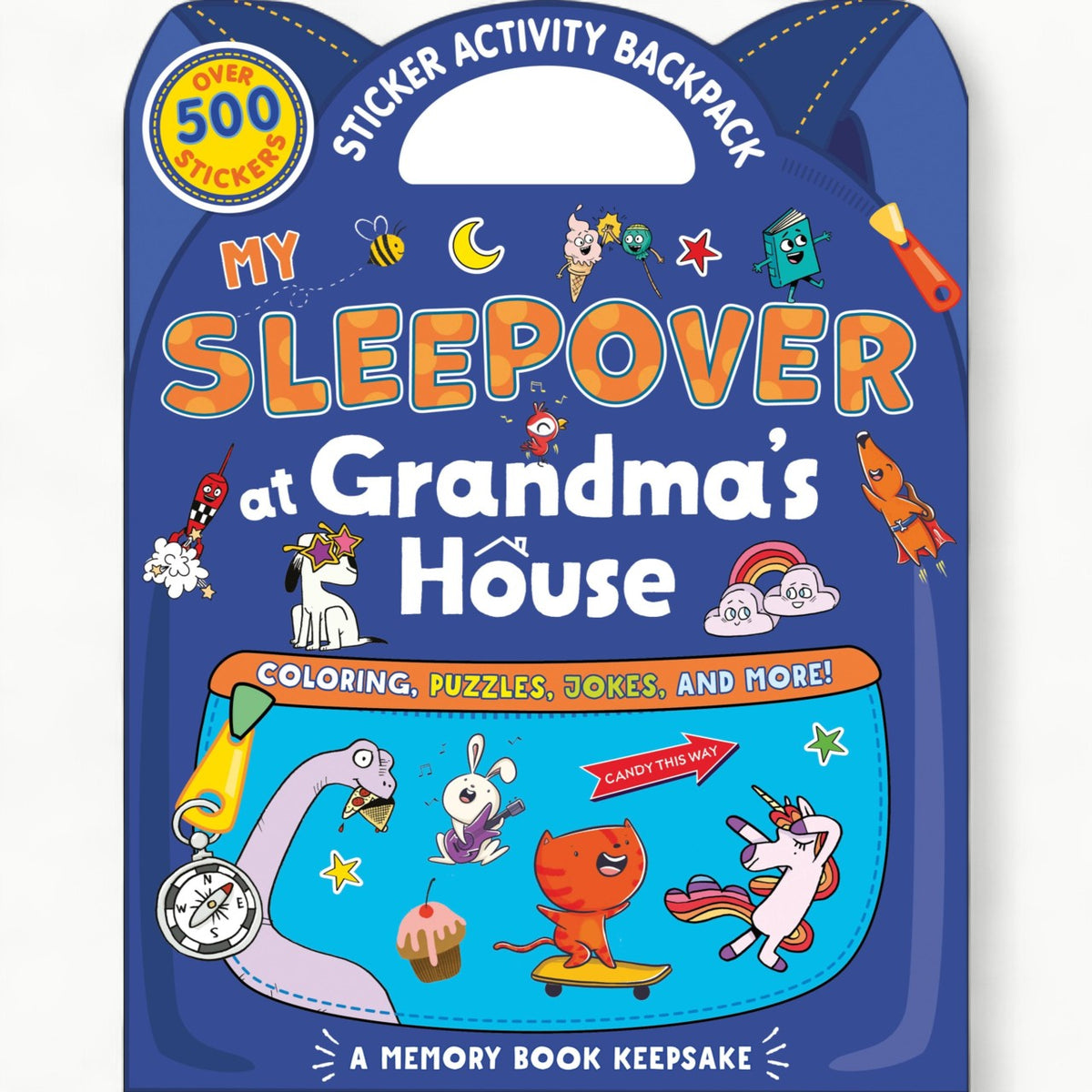 My Sleepover at Grandma's House activity book by Sourcebooks, 48-page trade paperback