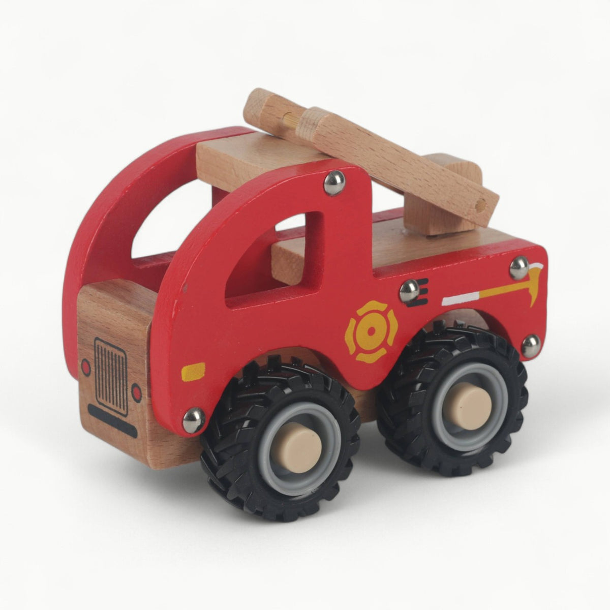 Fire Truck Wooden Toy