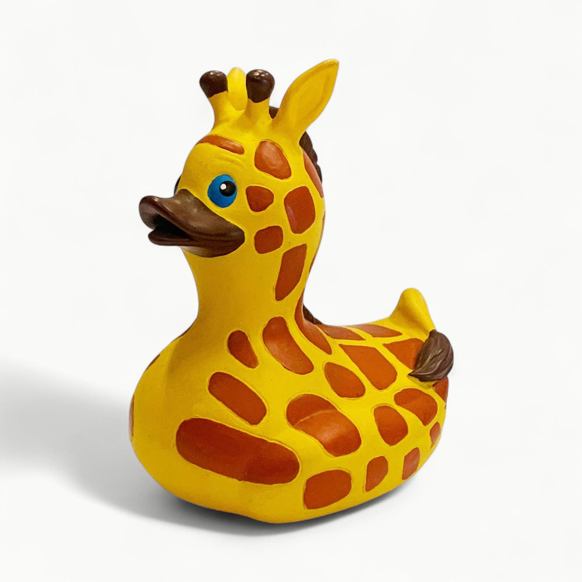 Rubber Duck Giraffe 4-inch bath toy by Wild Republic in soft rubber