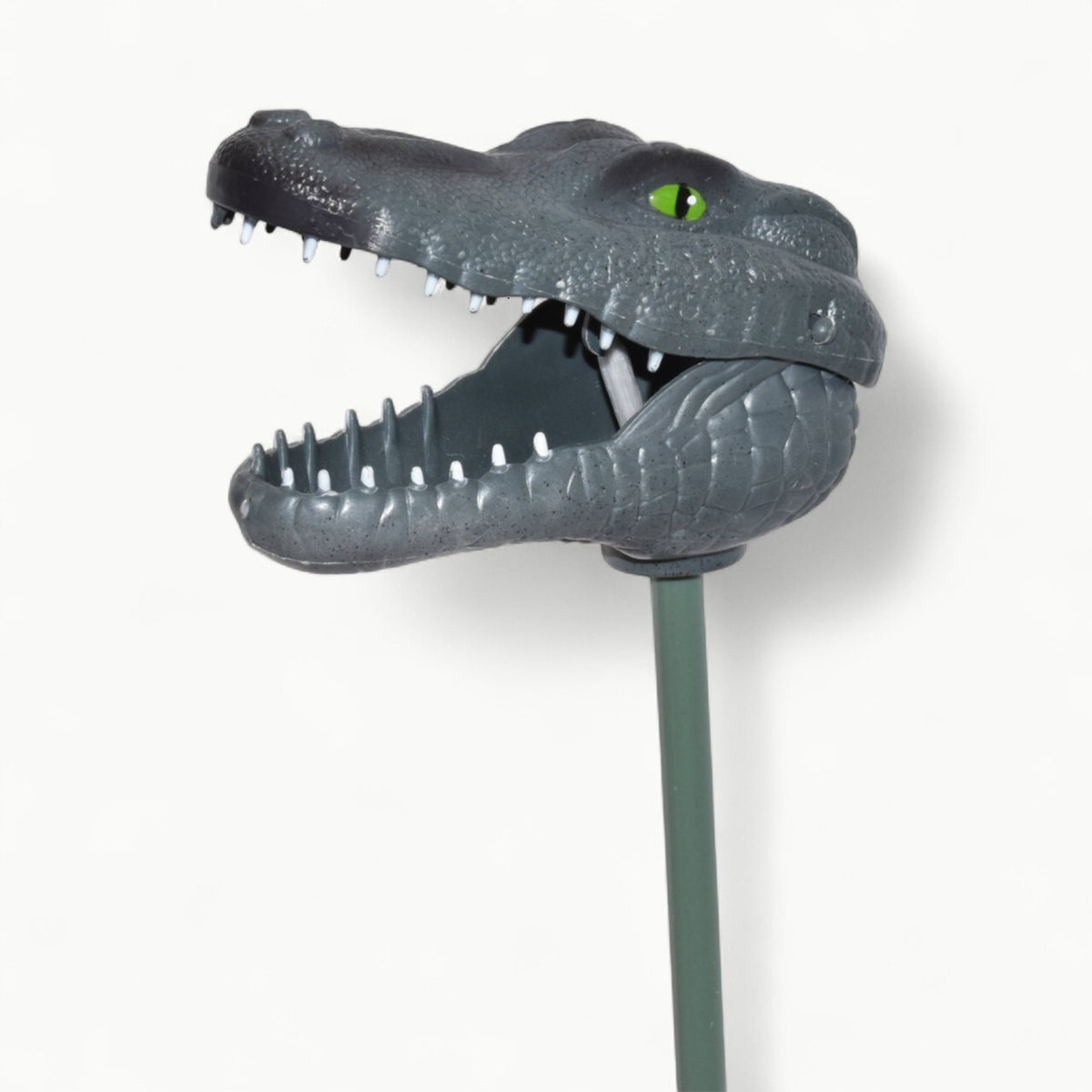 Wild Republic Pincher Alligator 18-inch plush toy with trigger-controlled gripper mechanism