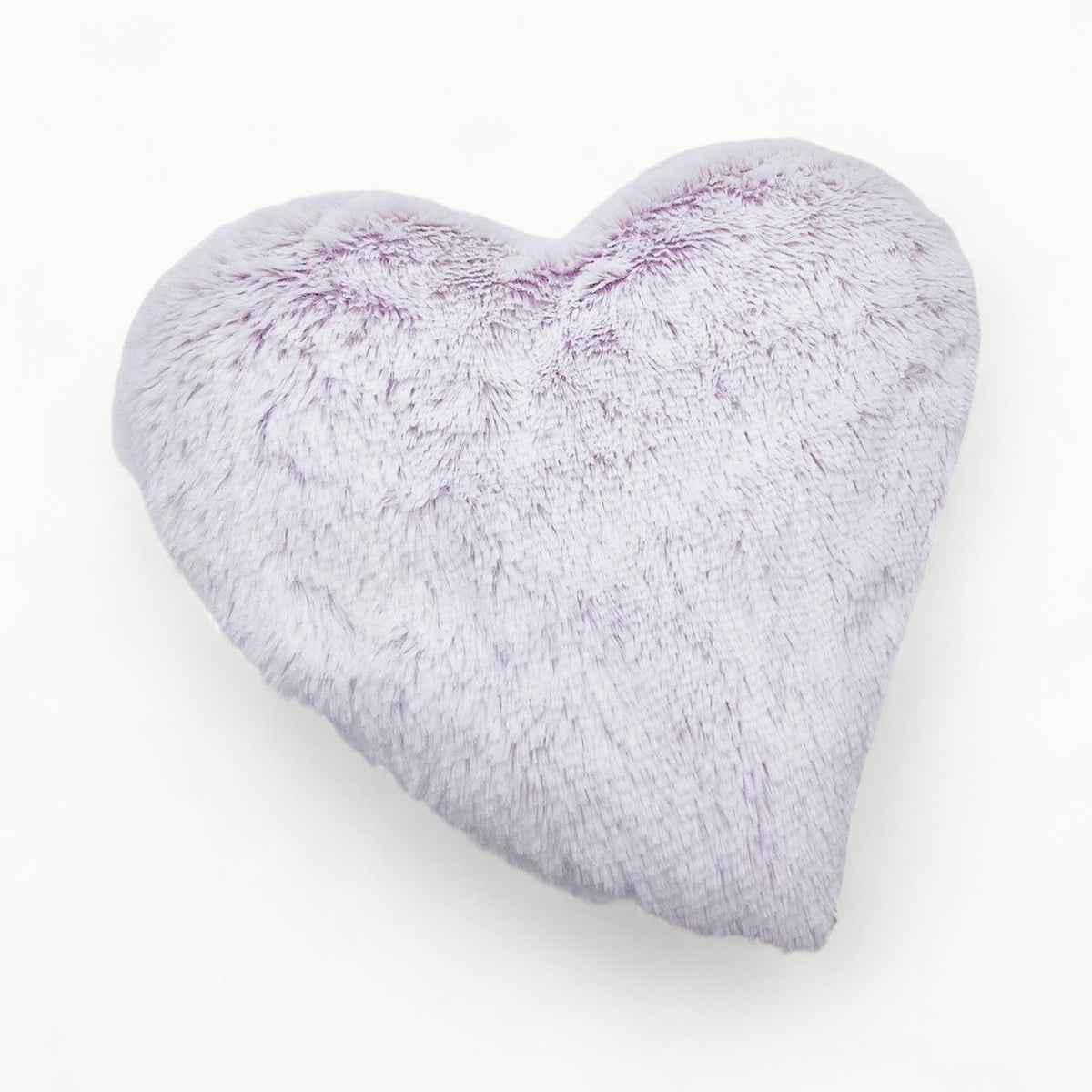 Marshmallow lavender Warmies Heart Heat Pad, 11x11 inches, microwavable comfort pad scented with French lavender