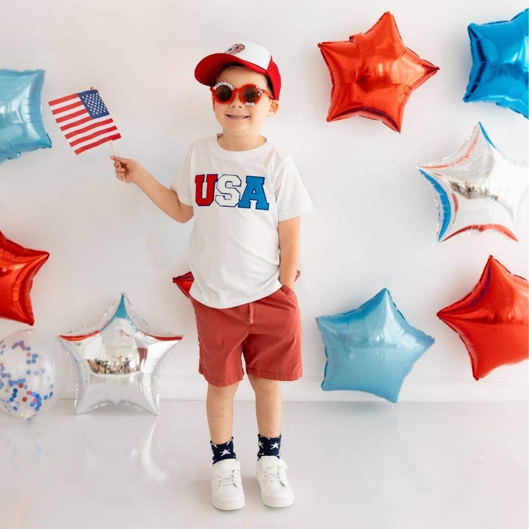 USA Patch Short Sleeve T-Shirt
