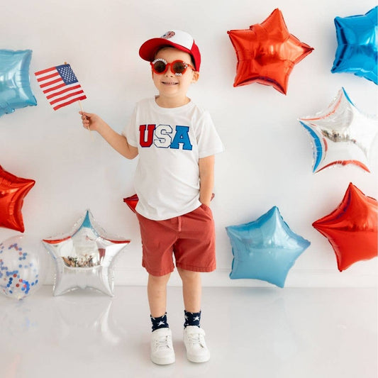 USA Patch Short Sleeve T-Shirt