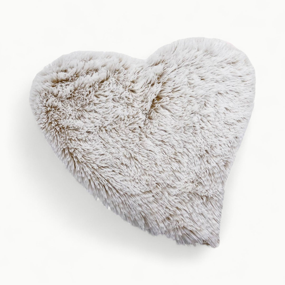 Marshmallow Brown Warmies Heart Heat Pad