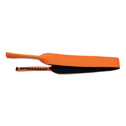 Orange neoprene sunglass strap by Sunnies Shades, 16.5 inches