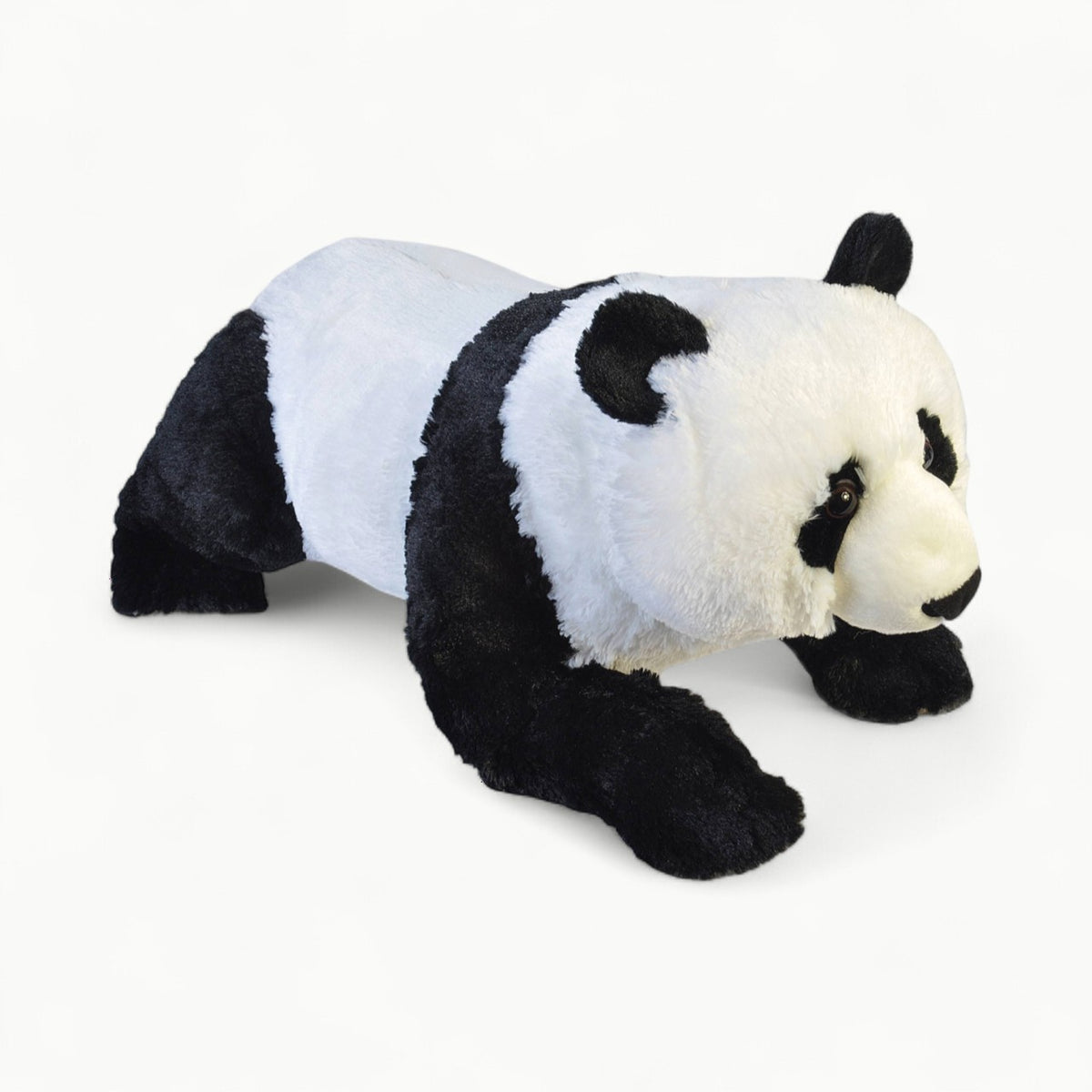 Cuddlekins Jumbo Panda 30-inch stuffed animal in classic black and white by Wild Republic