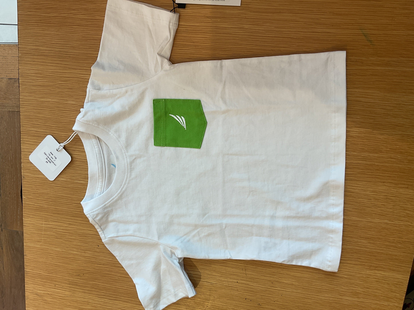 Asher-White Alligator Graphic Pocket Tee