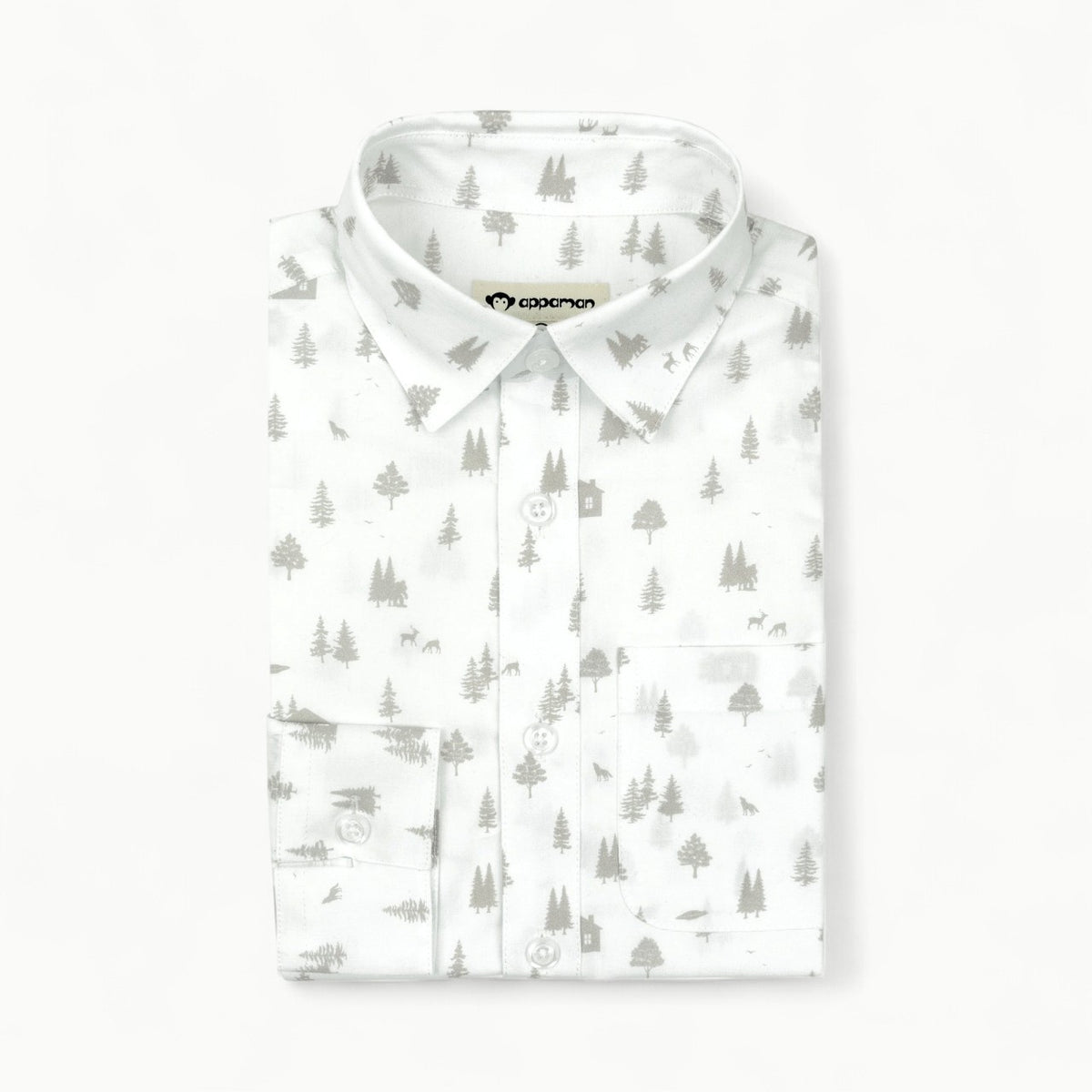 In The Wild Button Up Shirt by Appaman in soft 100% cotton with classic tailored construction