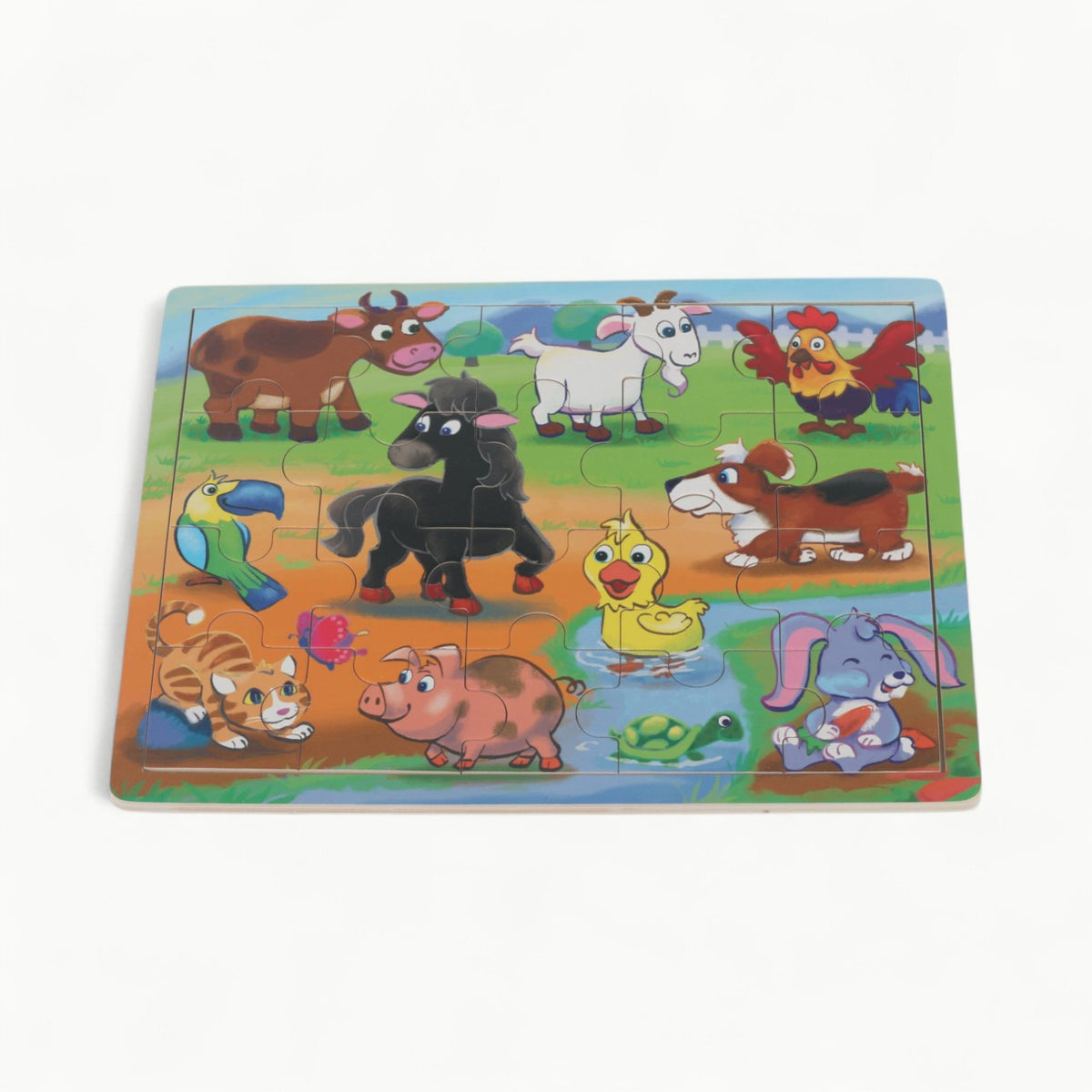 Wooden Farm Yard Friends Wooden Puzzle