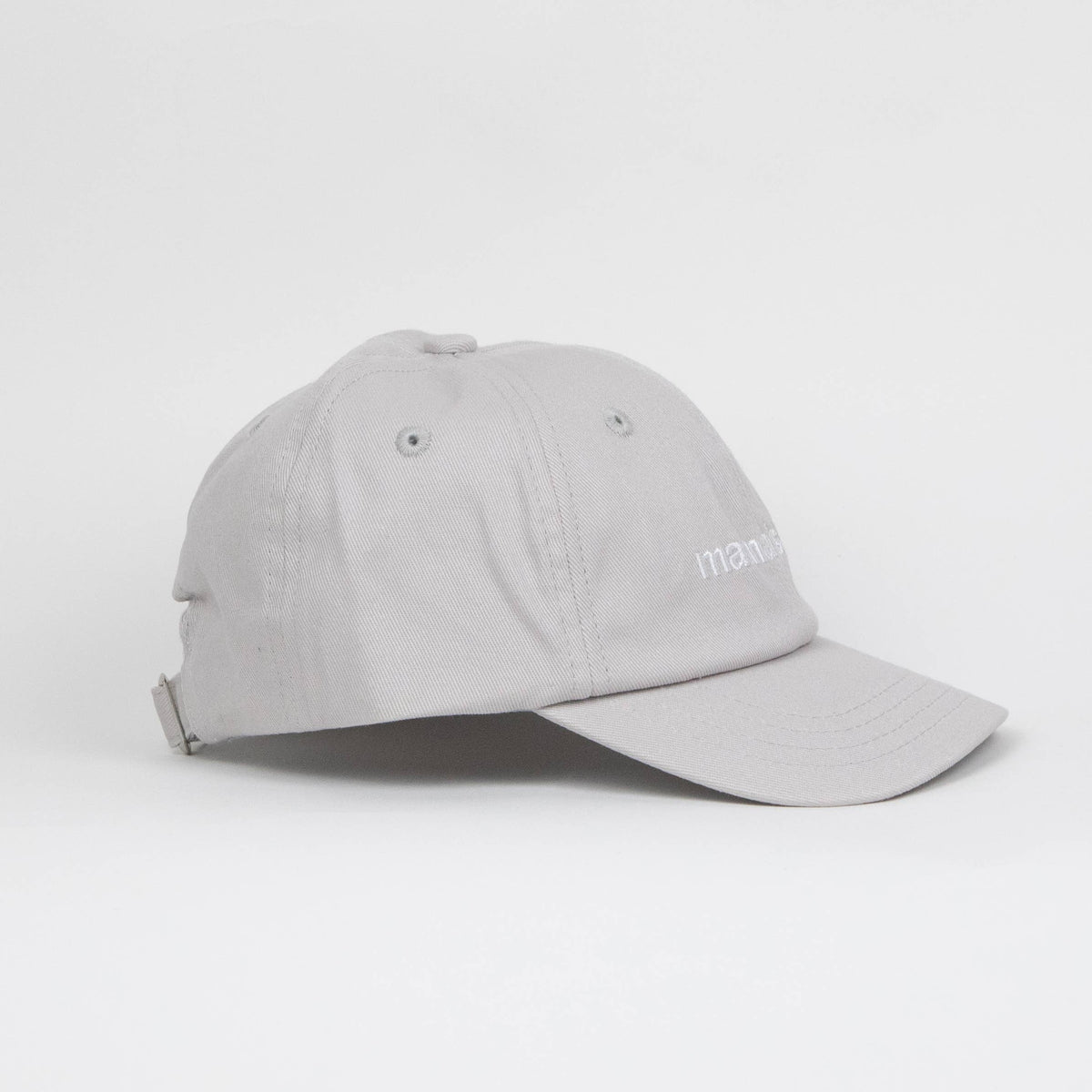 Mama's Boy Embroidery Dad Cap - Lt Gray: Infant & Toddler