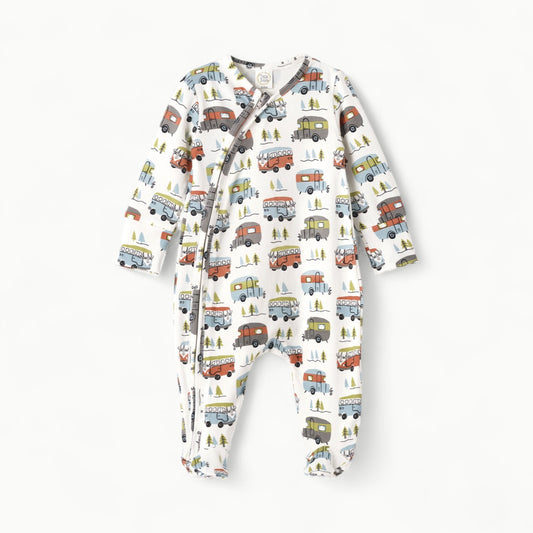 Tesa Babe, Zipper Romper-Happy Camper