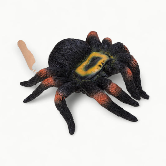 Spider Hand Puppet by Schylling with rubbery feel texture, designed for small hands