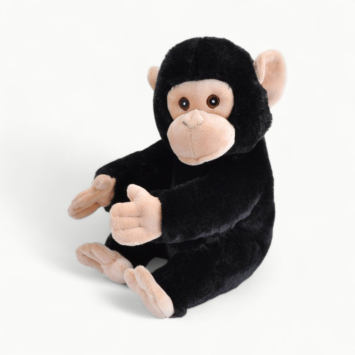 Ecokins Chimpanzee 12-inch stuffed animal by Wild Republic, made from 100% recycled materials