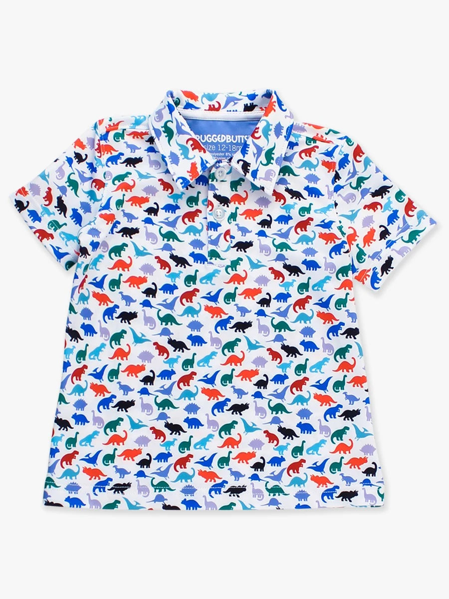 Rugged Butts Performance Polo - Dino Roar