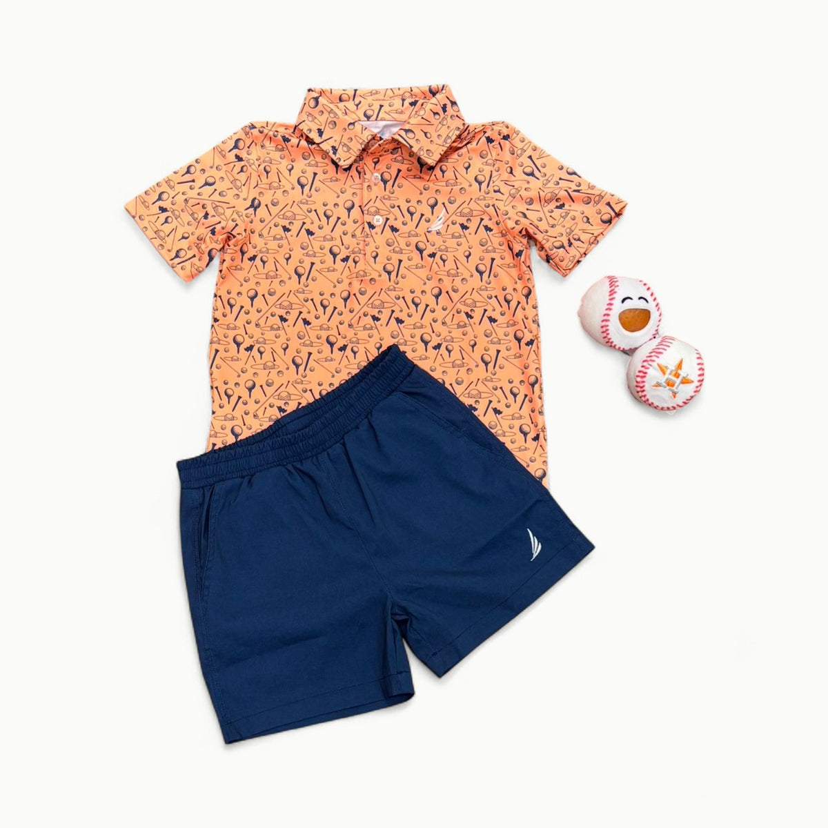 Miles Performance Polo-Orange