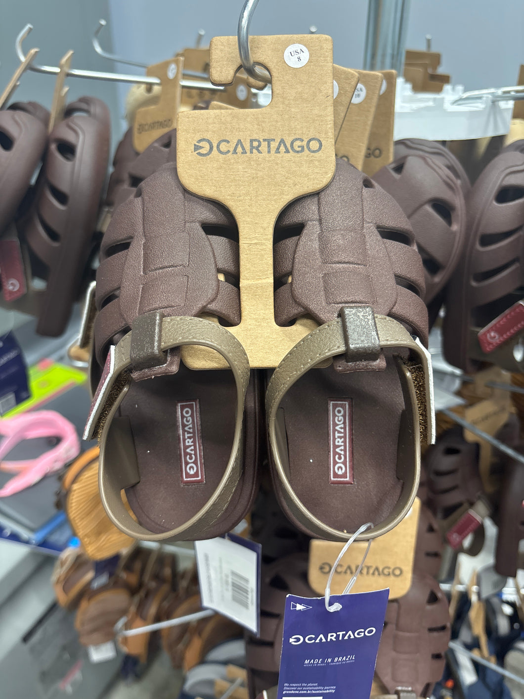 Cartago Oslo Sandal Baby-Brown/Burgandy
